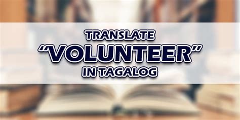 Translate charity work in Tagalog with examples .